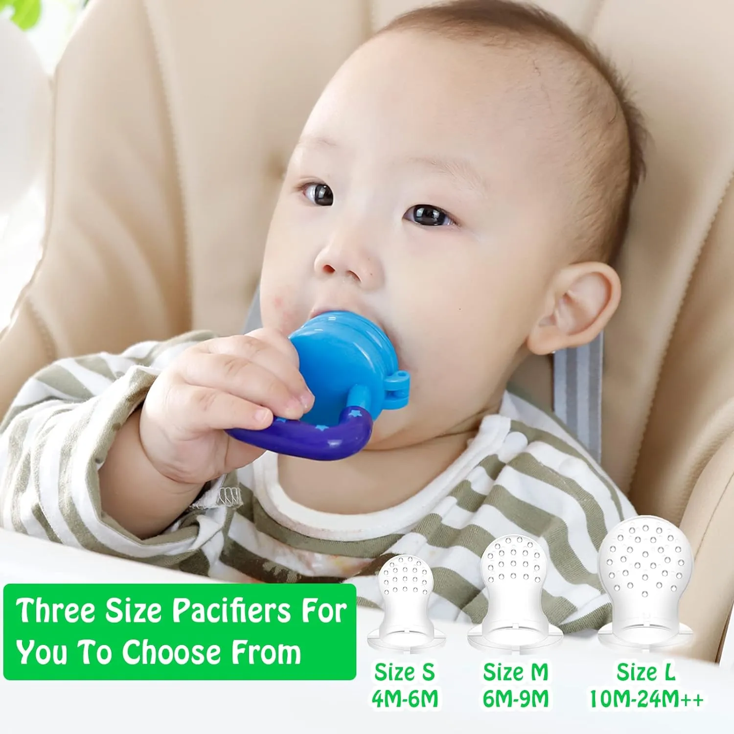 [ BABY's FAVOURITE] Vegetable Fruit Pacifier Feeder