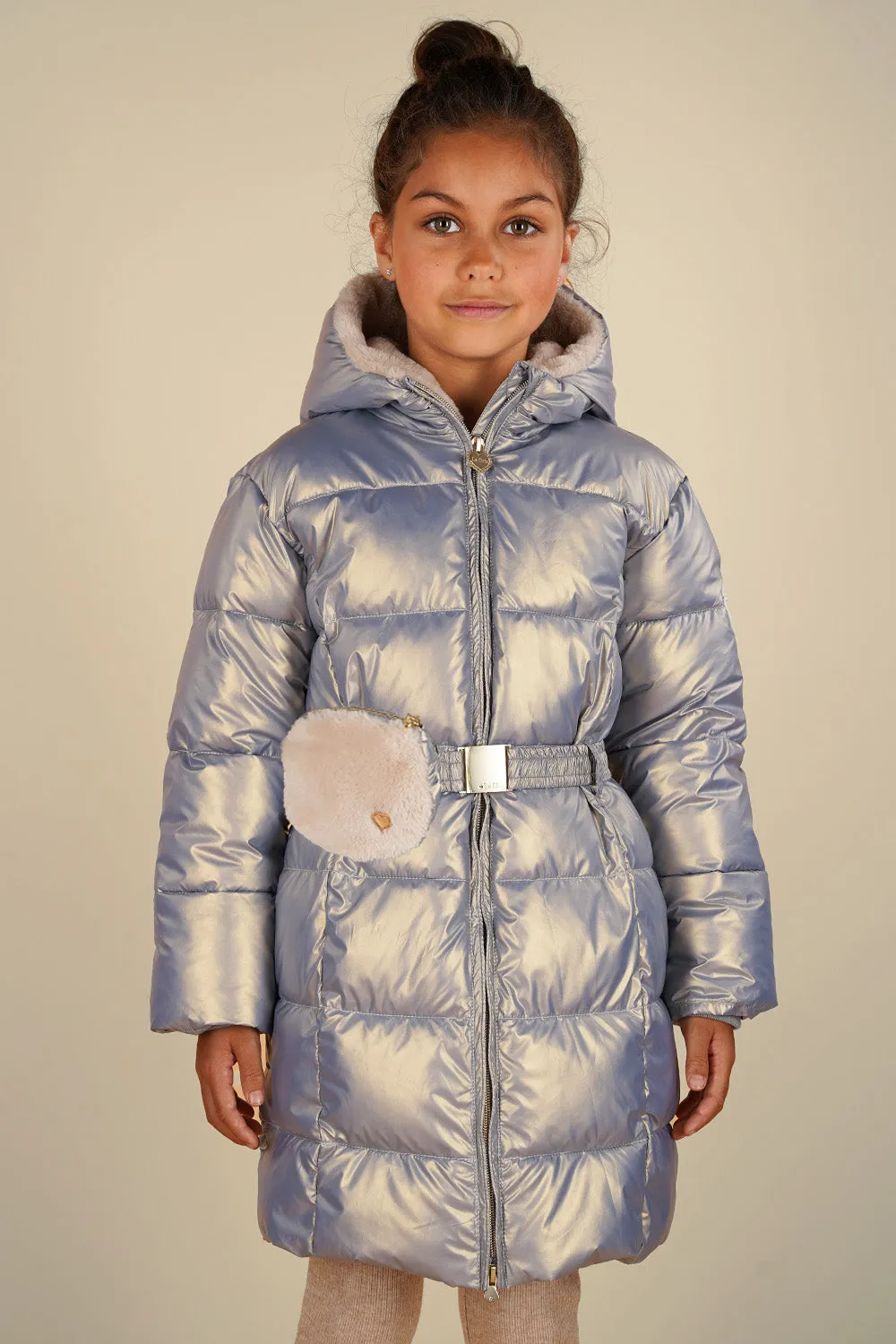 ♥ BIRDO ♥ furry bag & belt coat *Arctic Sunrise*