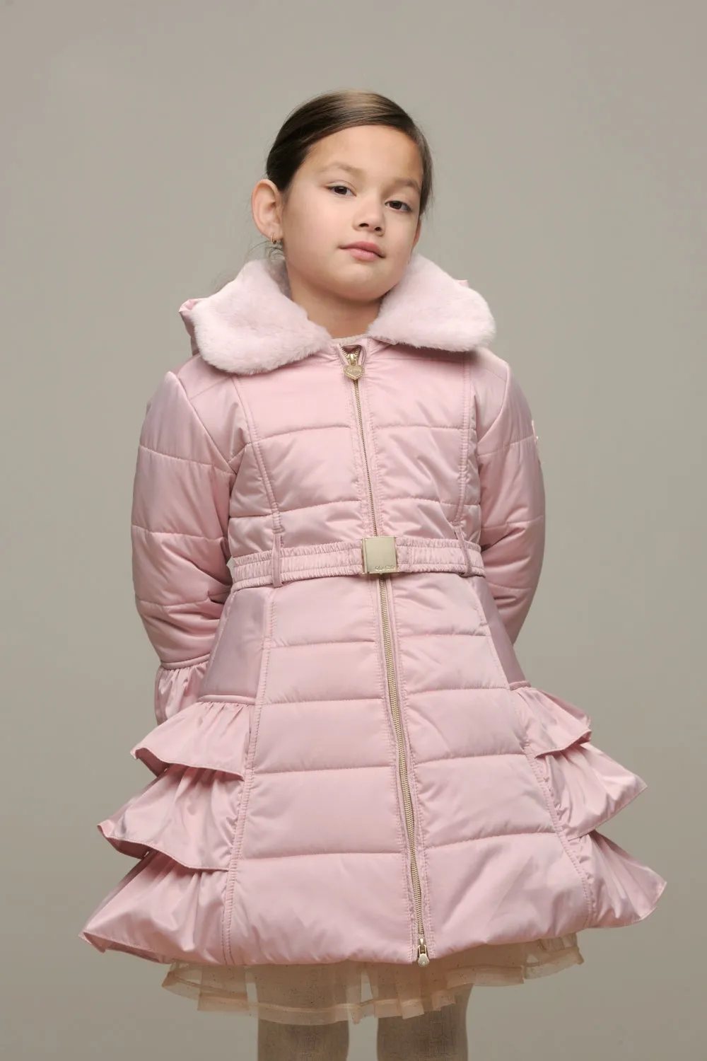 ♥ BOUQUET ♥ ruffle coat *Cotton Candy*