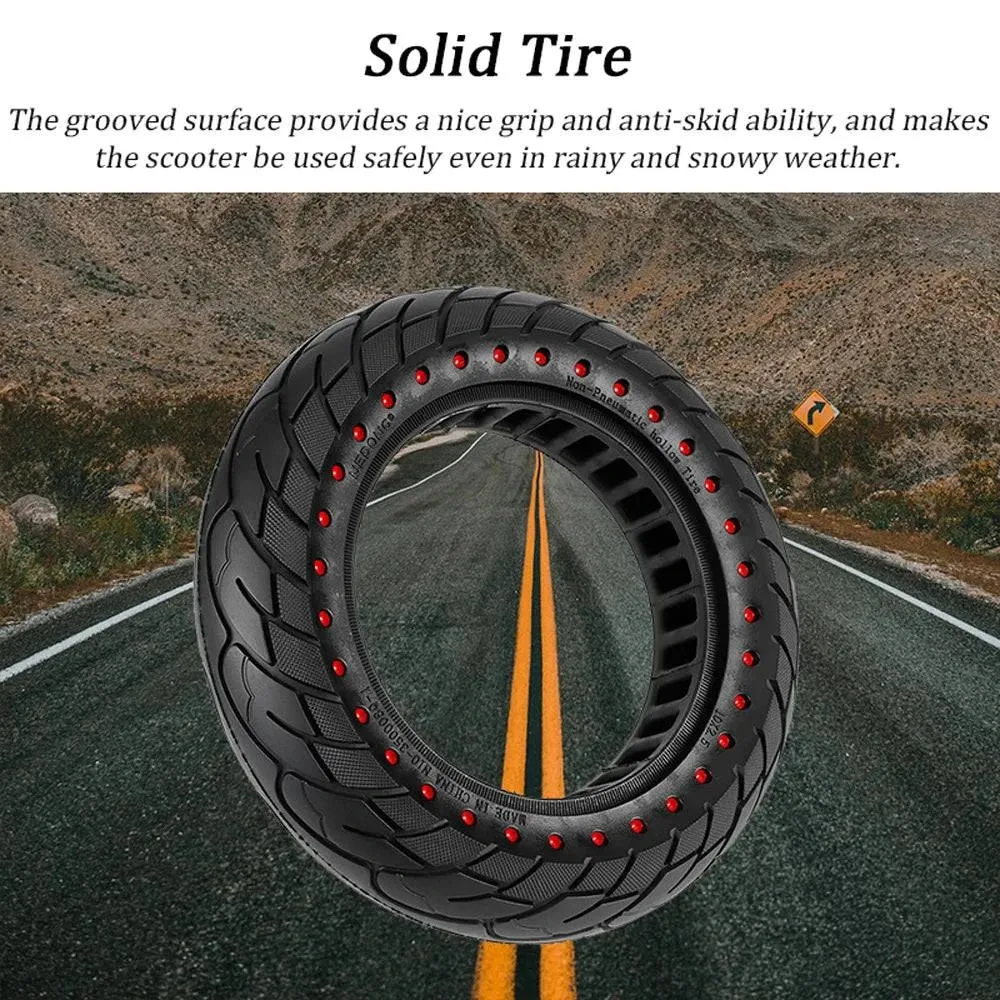 10 Inch Electric Scooter Explosion-Proof Tubeless Tire Front/Rear Tire Compatible with Max G30 Electric Scooter 60/70-6.5 Tire