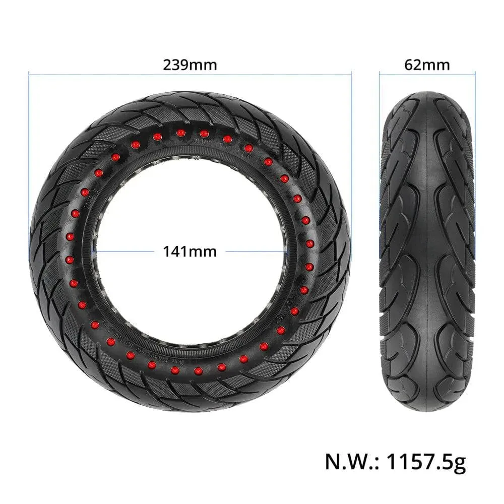 10 Inch Electric Scooter Explosion-Proof Tubeless Tire Front/Rear Tire Compatible with Max G30 Electric Scooter 60/70-6.5 Tire