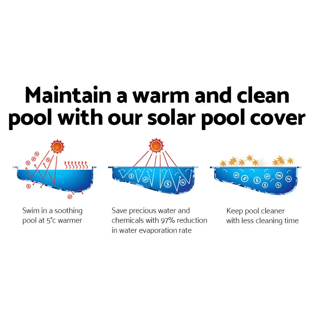 11mx4.8m Solar Swimming Pool Cover - Blue