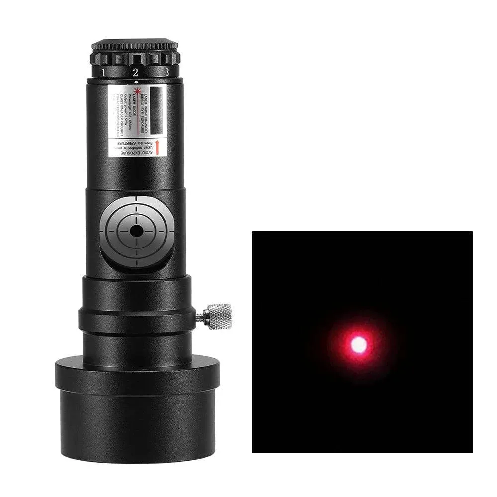 1.25IN Telescope Collimator 2INCH Adapter Reflector Telescope 7 Brightness Level Eye Lens Calibrator