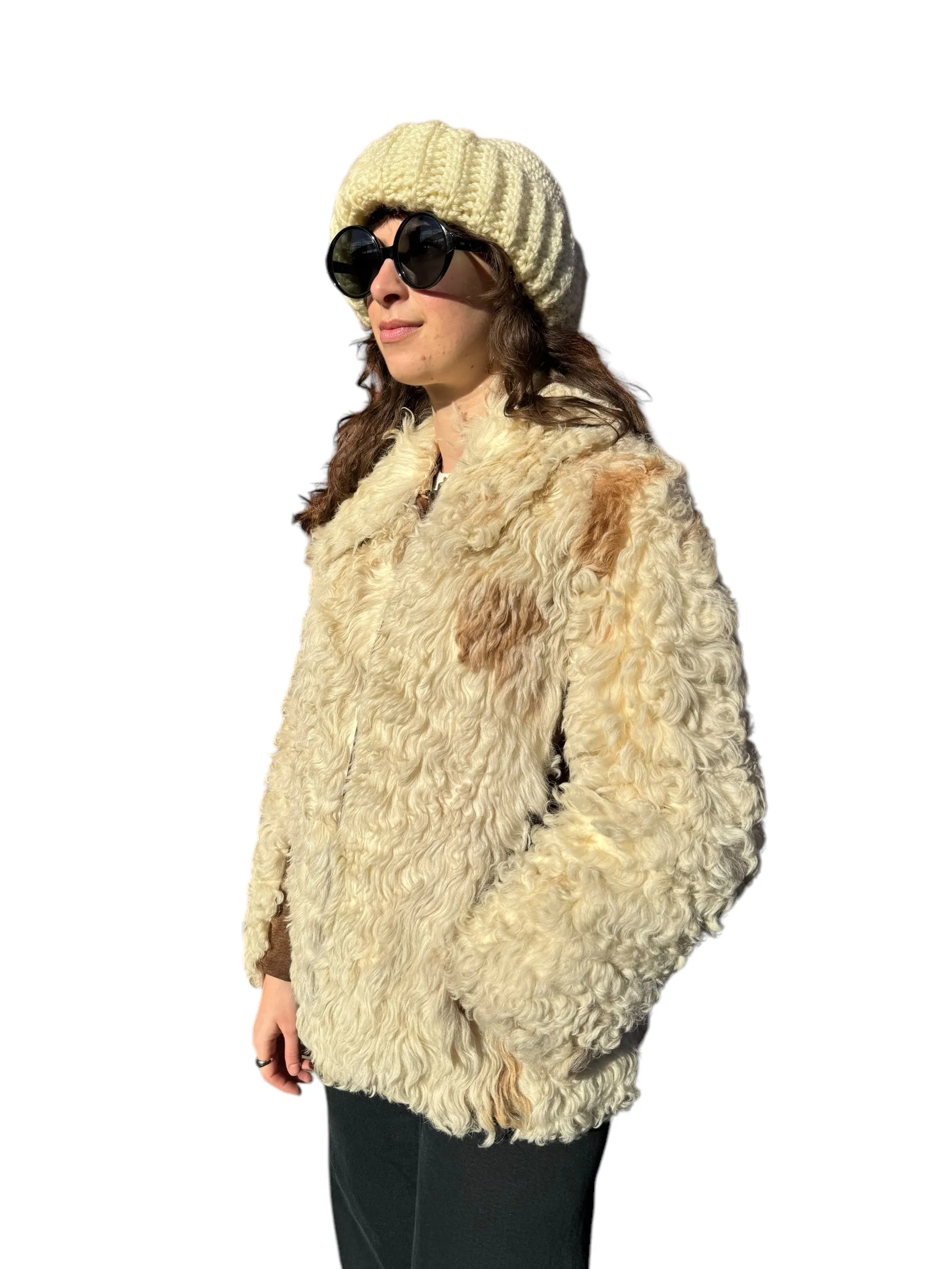 1970s Afghan Fur Coat M