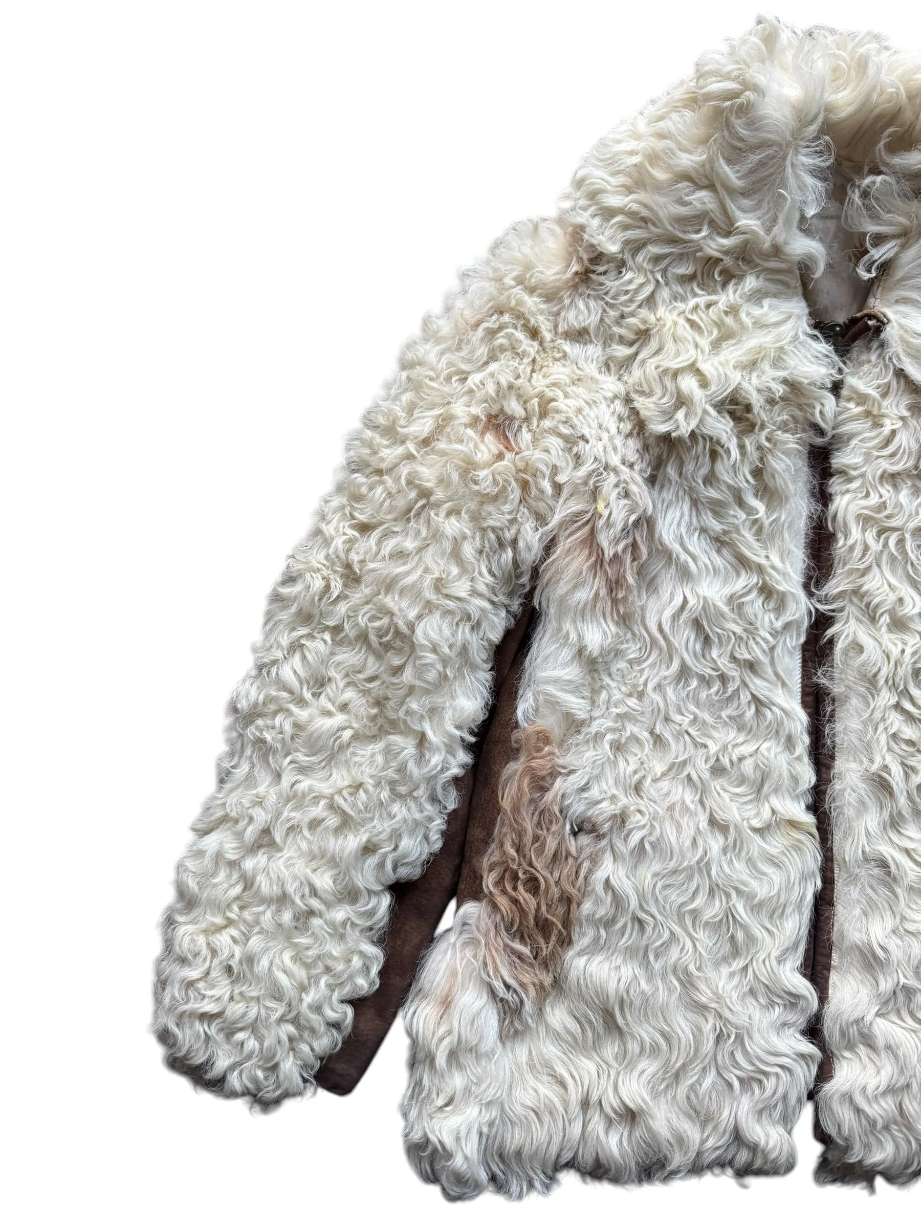 1970s Afghan Fur Coat M