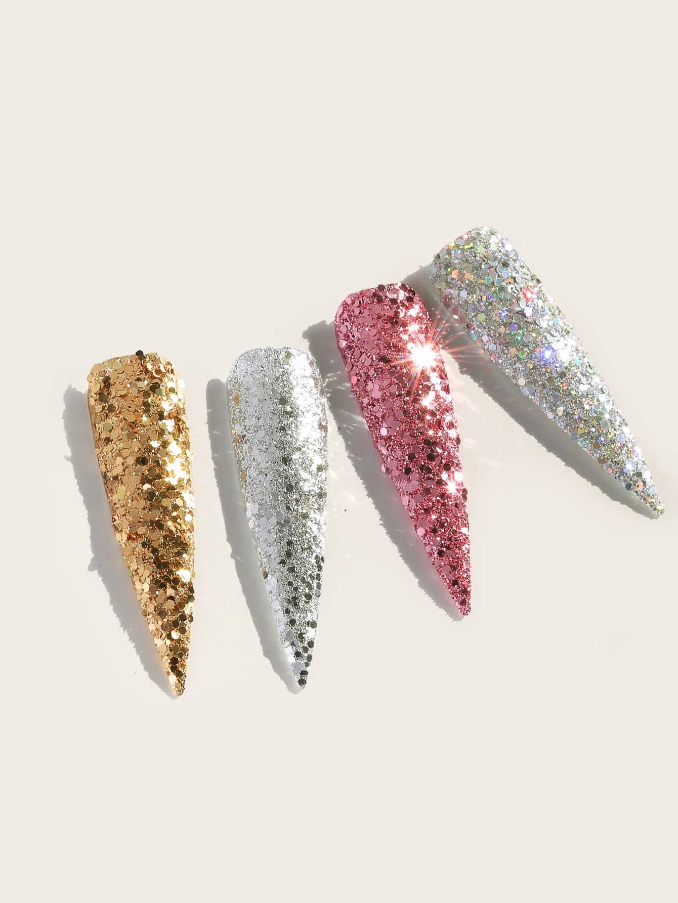 8 Pcs Foil Confetti Nail Art Set