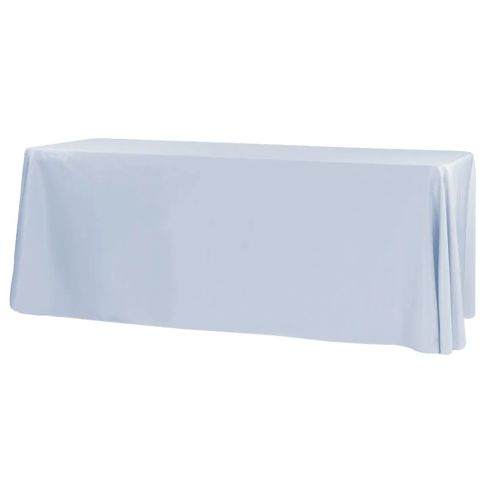 90"x156" Rectangular Oblong Polyester Tablecloth - Dusty Blue