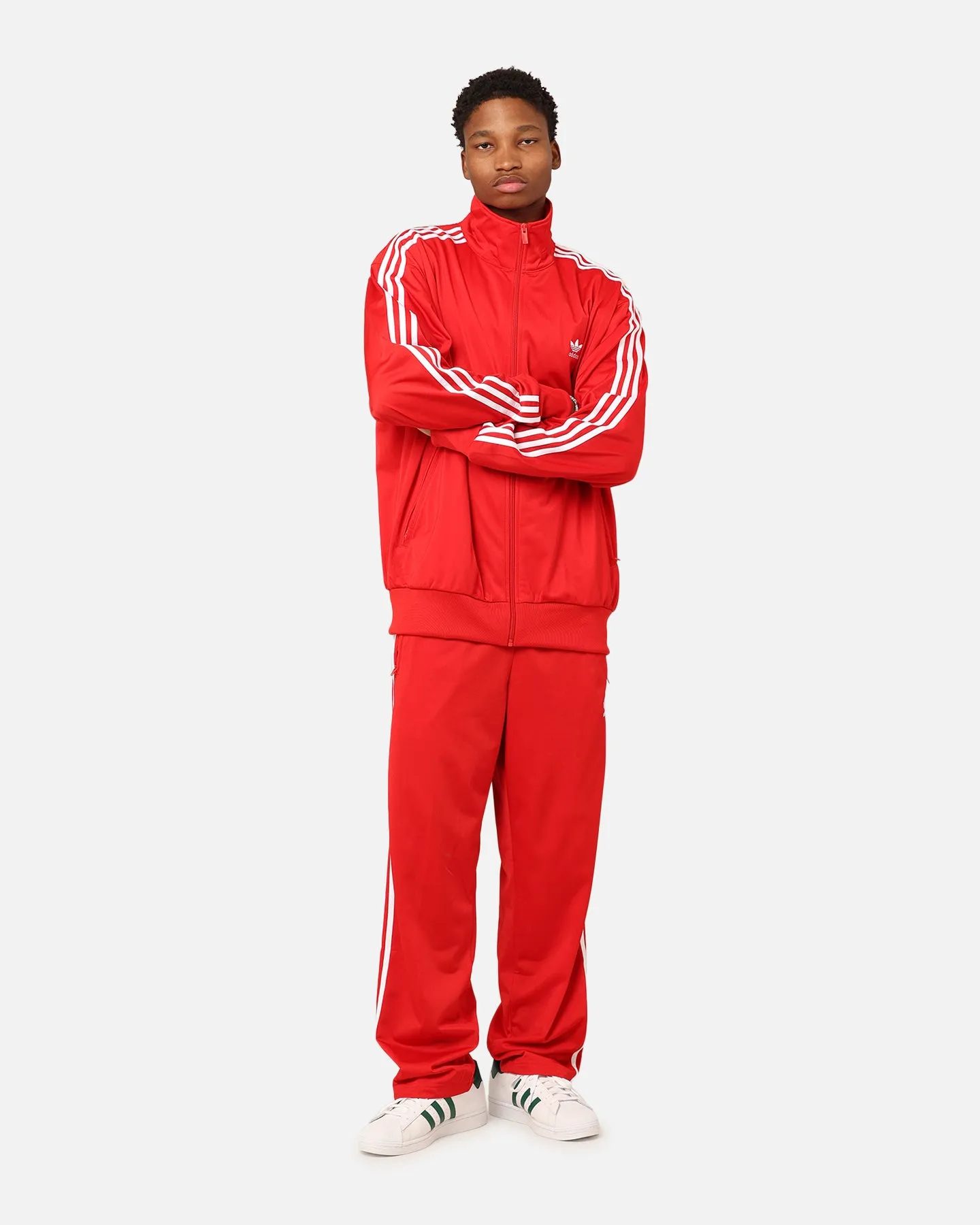 Adidas Classics Firebird Track Jacket Better Scarlet/White