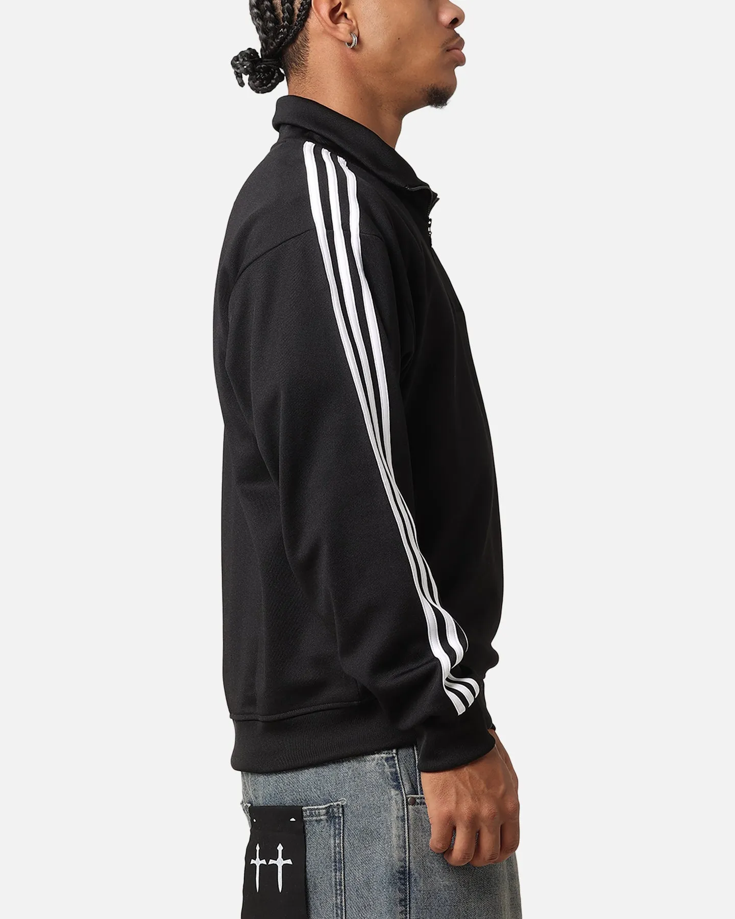 Adidas Funnel Neck Track Jacket Black