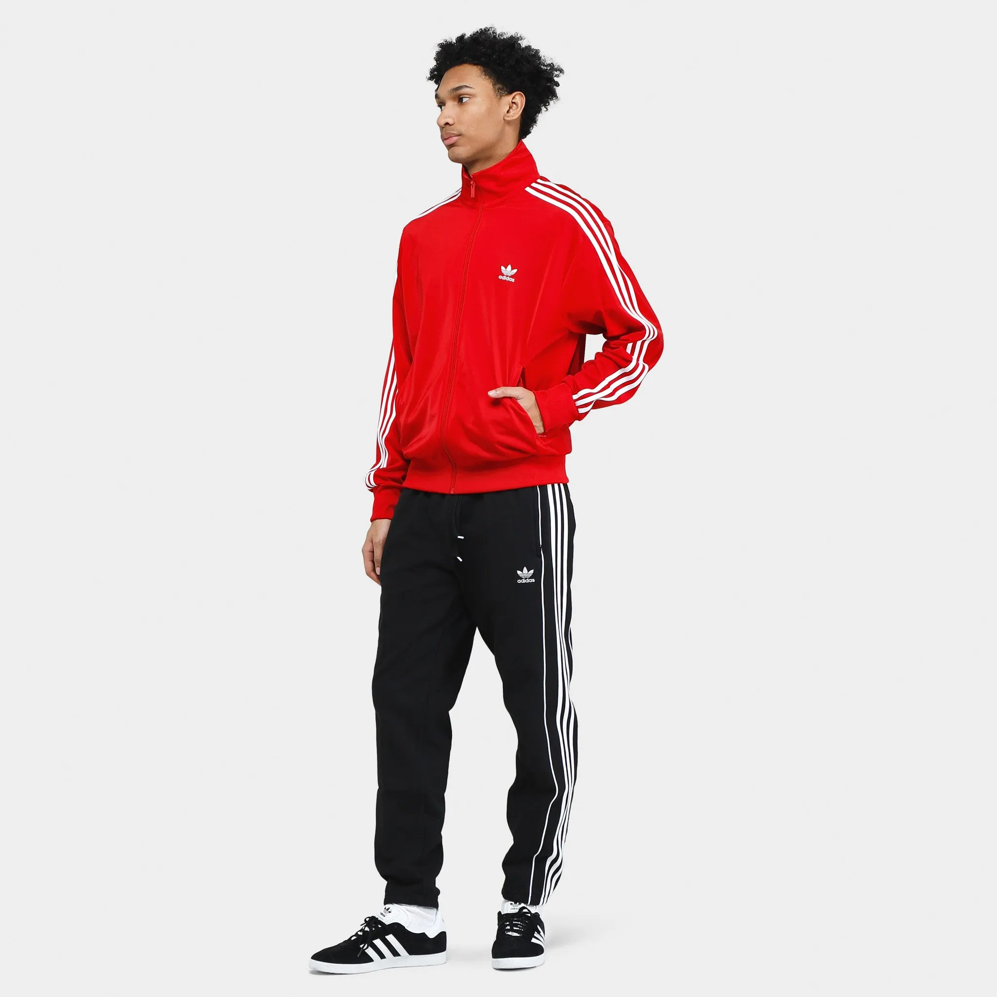 adidas Originals Adicolor Classics Firebird Track Jacket Better Scarlet / White