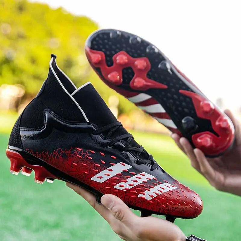 Adult High-Top Soccer Cleats for Pro Matches