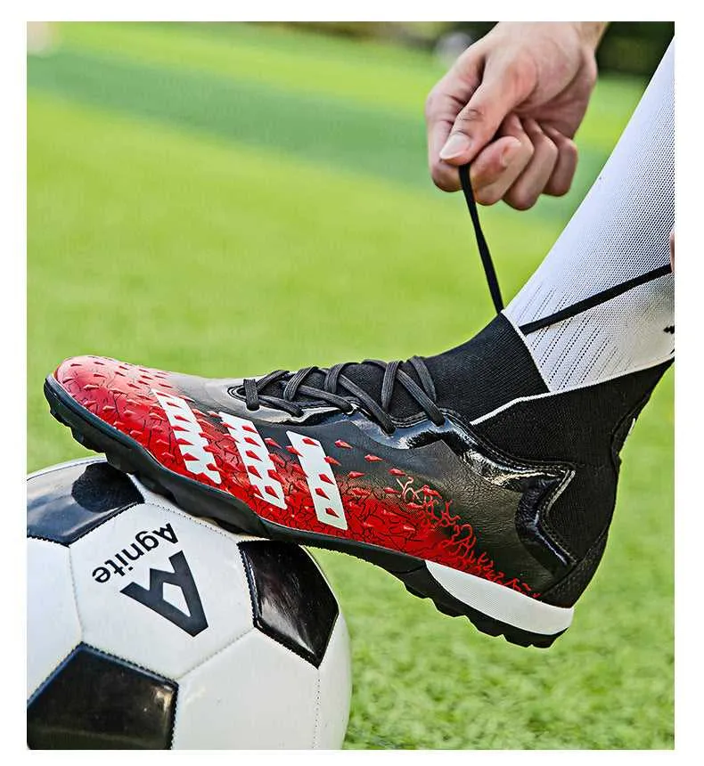 Adult High-Top Soccer Cleats for Pro Matches