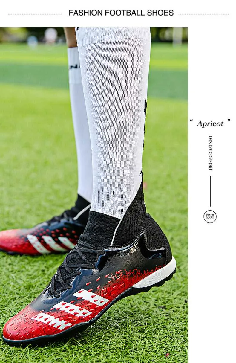 Adult High-Top Soccer Cleats for Pro Matches