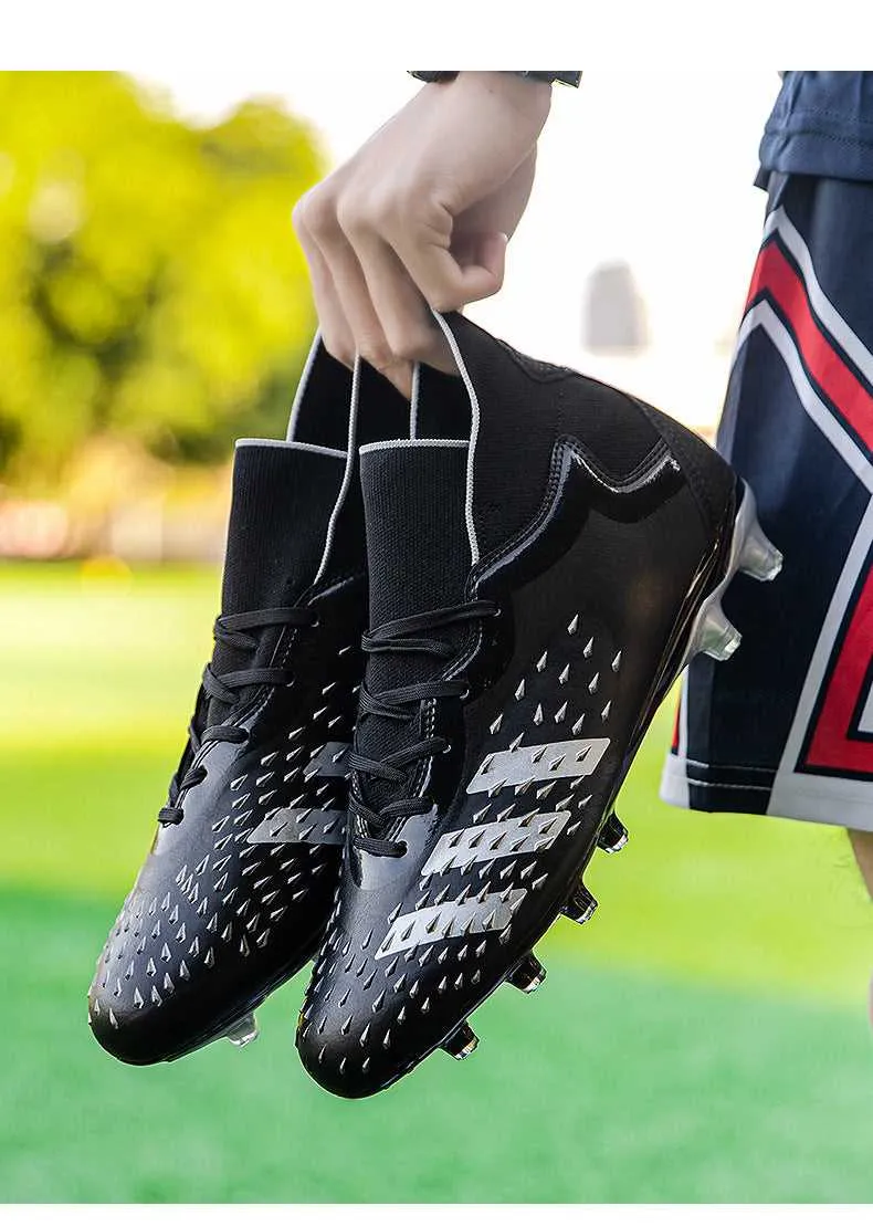 Adult High-Top Soccer Cleats for Pro Matches