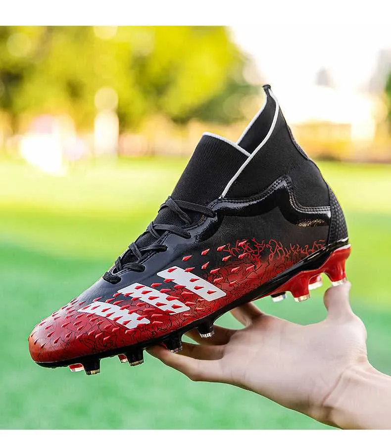 Adult High-Top Soccer Cleats for Pro Matches