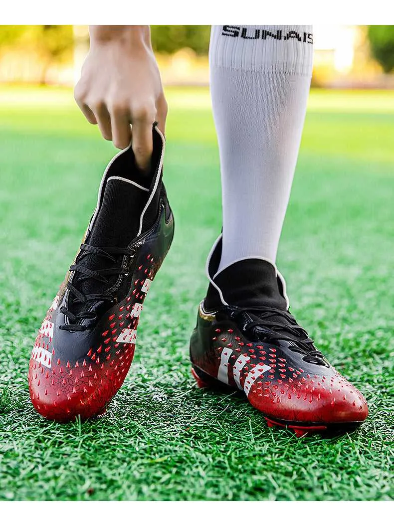 Adult High-Top Soccer Cleats for Pro Matches