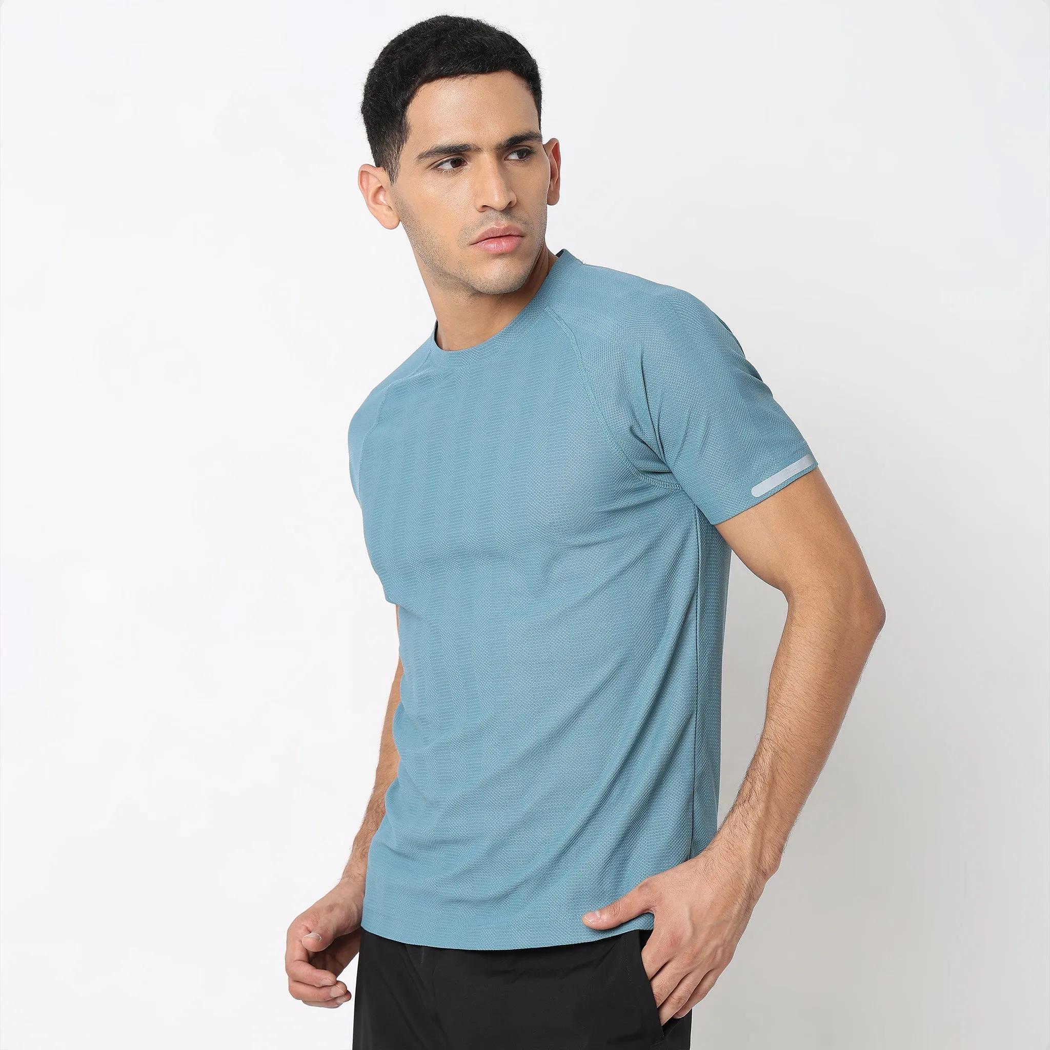 Air Dry® - Self Structure Crew Neck Performance Tee - Slim Fit T-Shirt