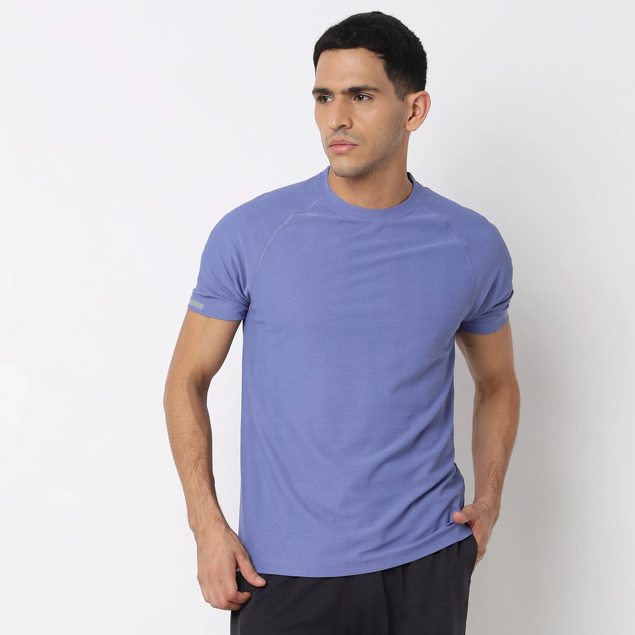 Air Dry® - Self Structure Crew Neck Performance Tee - Slim Fit T-Shirt