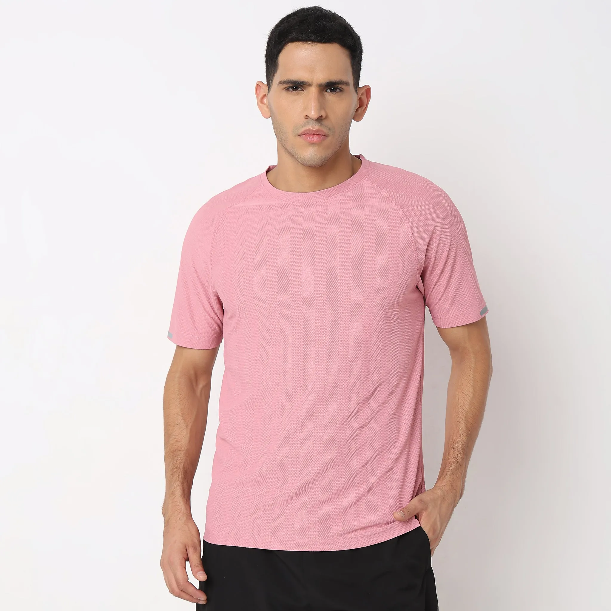 Air Dry® - Self Structure Crew Neck Performance Tee - Slim Fit T-Shirt