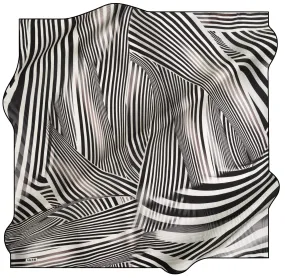 Aker Luxury Striped Silk Wrap Kinrara No. 12