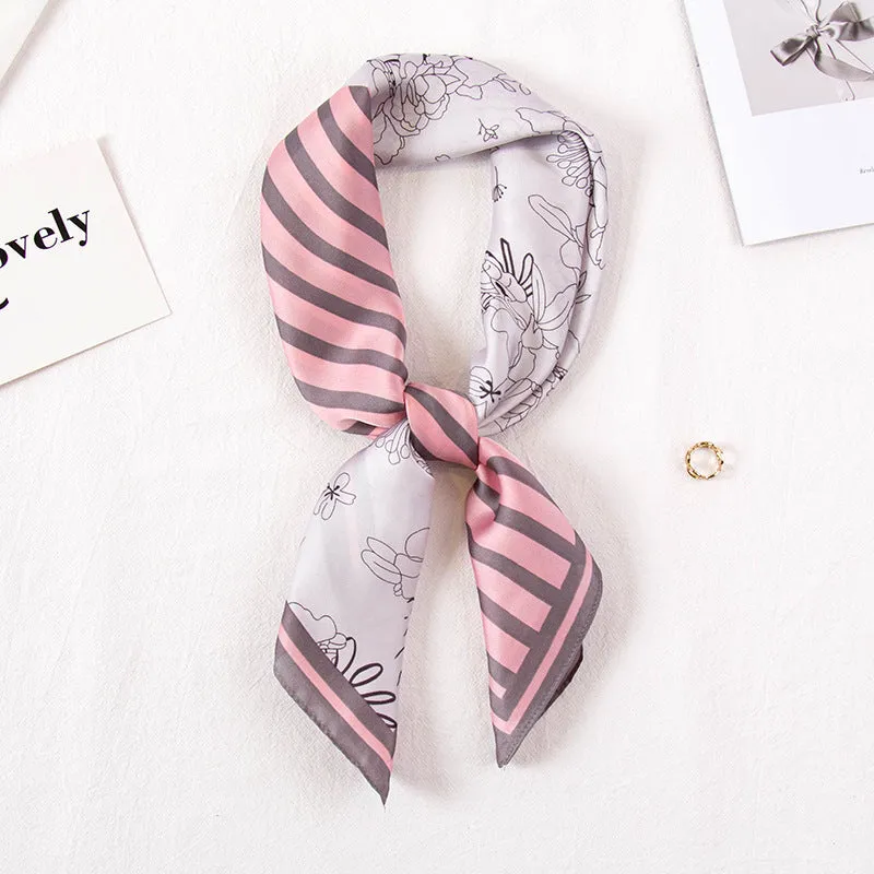 All-matching Imitated Silk Scarves Decoration