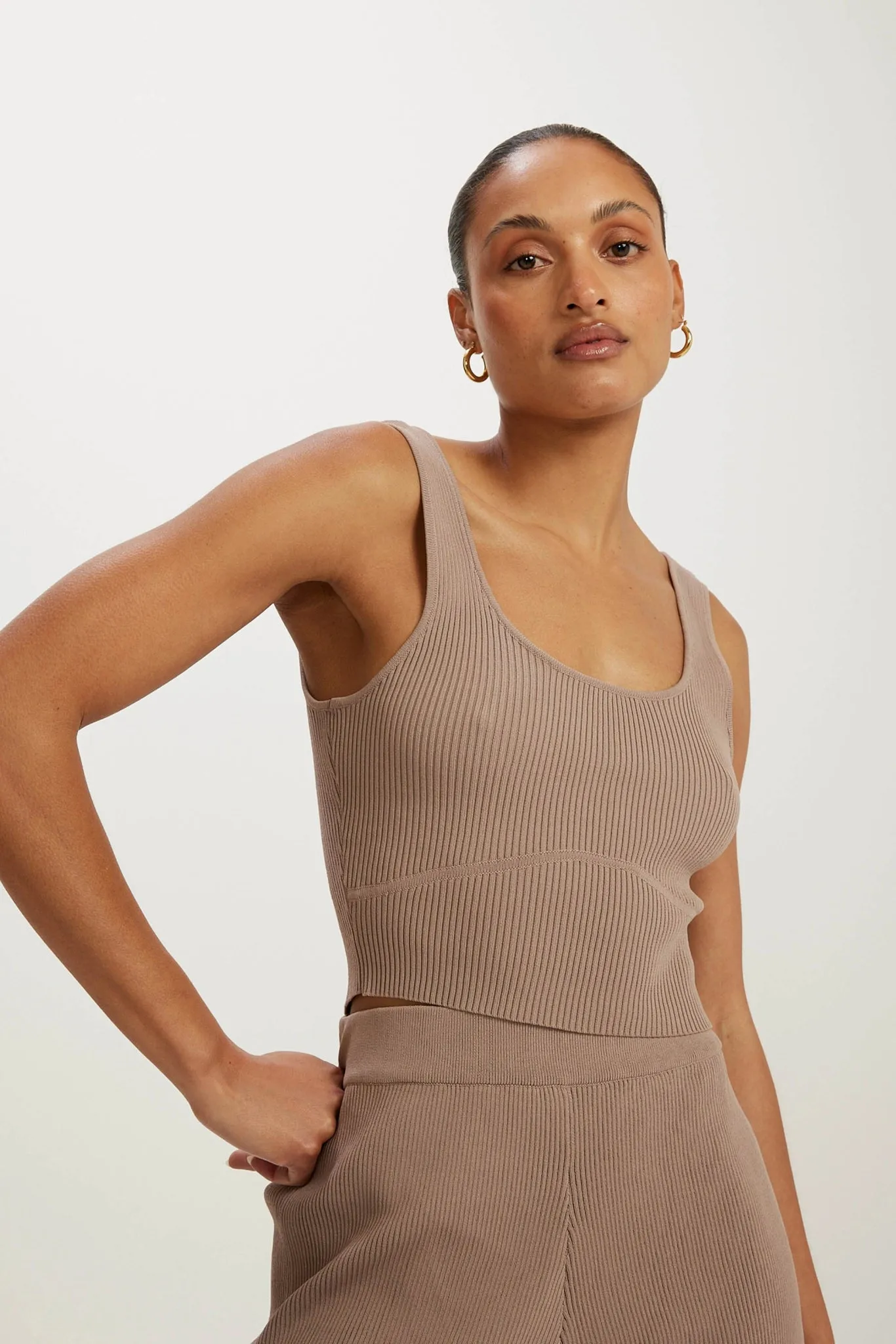 Amelia Rib Contour Tank