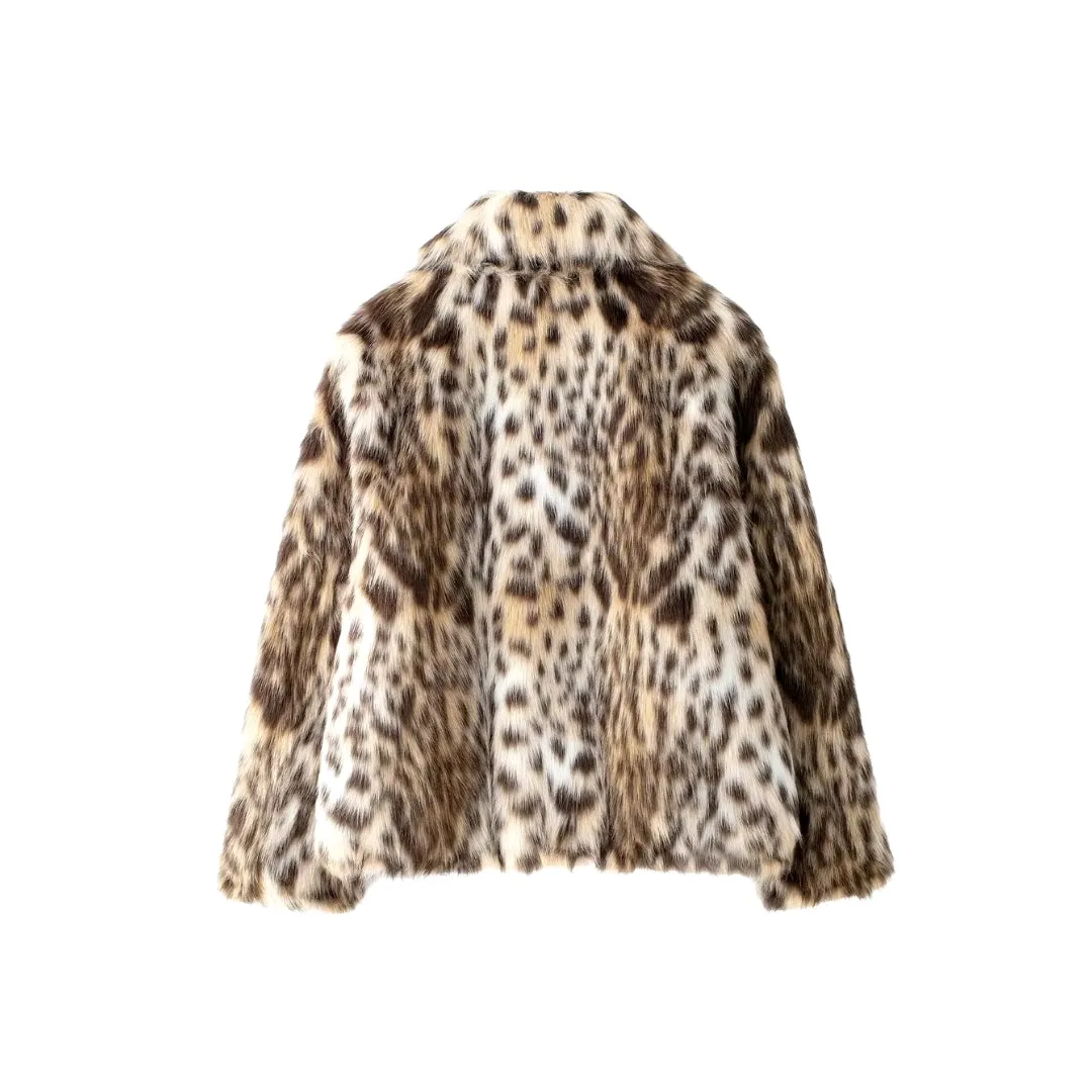 Amy - Leopard Fur Coat