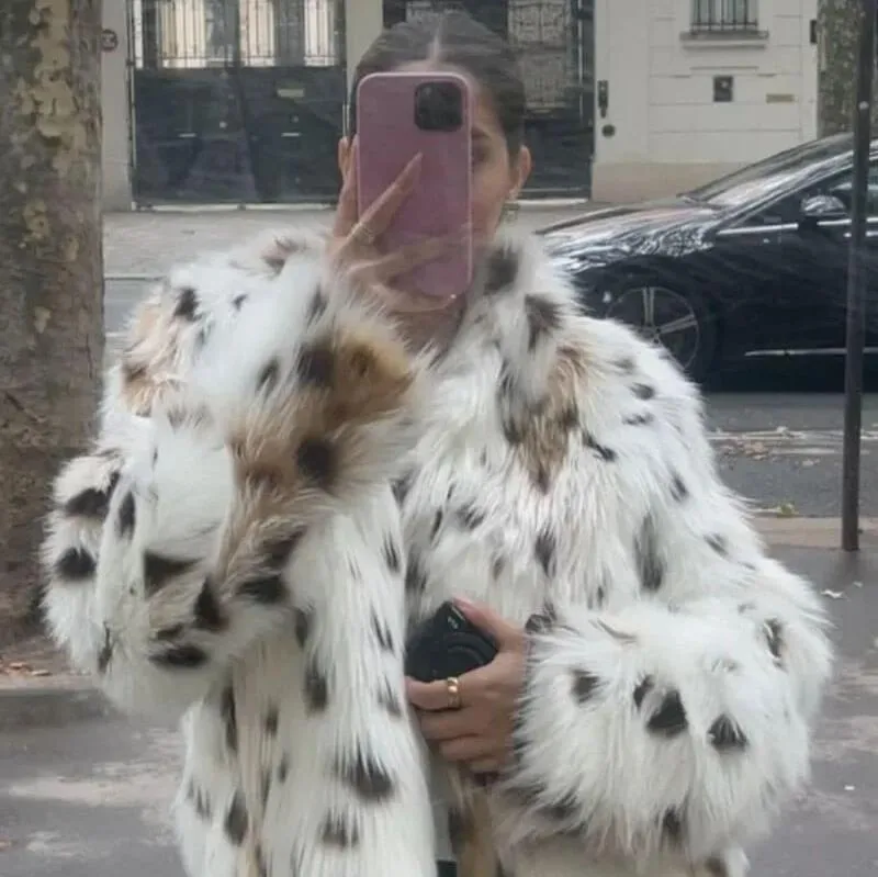 Amy - Leopard Fur Coat