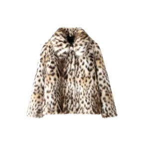 Amy - Leopard Fur Coat