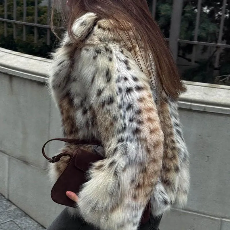 Amy - Leopard Fur Coat