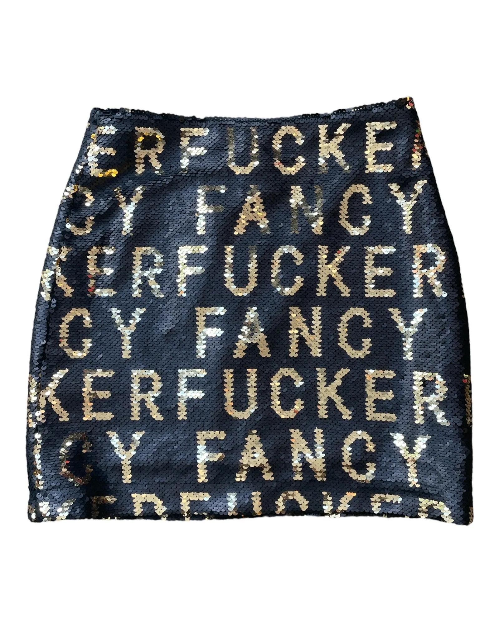 Any Old Iron Sequin Fancy Fucker Skirt