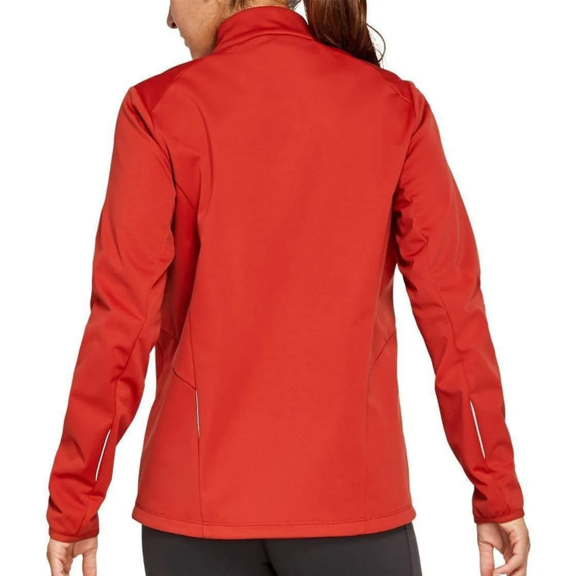 Asics Lite-Show Winter Womens Running Jacket - Orange