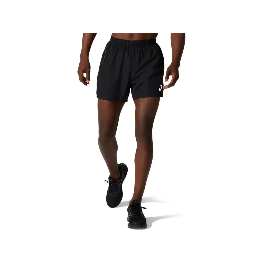 Asics Silver 5 Inch Short Men's Black