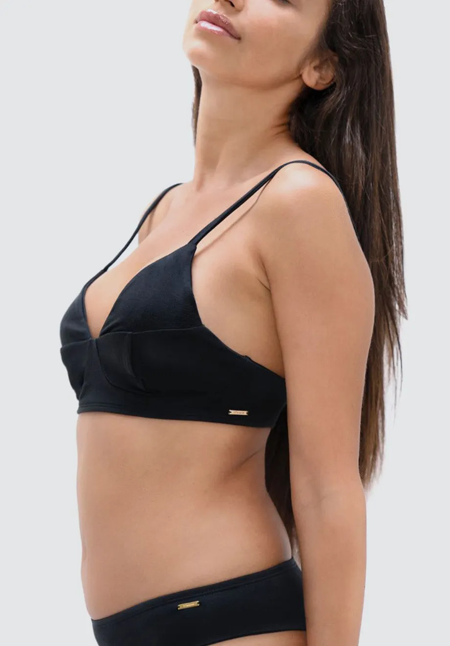 Athens ATH - Structured Bra | Black Sand