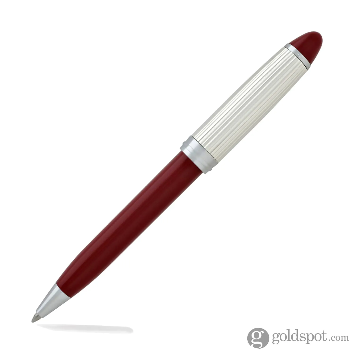 Aurora Ipsilon Ballpoint Pen in Red & Sterling Silver Cap