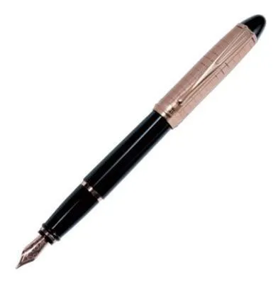 Aurora Ipsilon Quadra Sterling Silver Rose Gold Fountain Pen