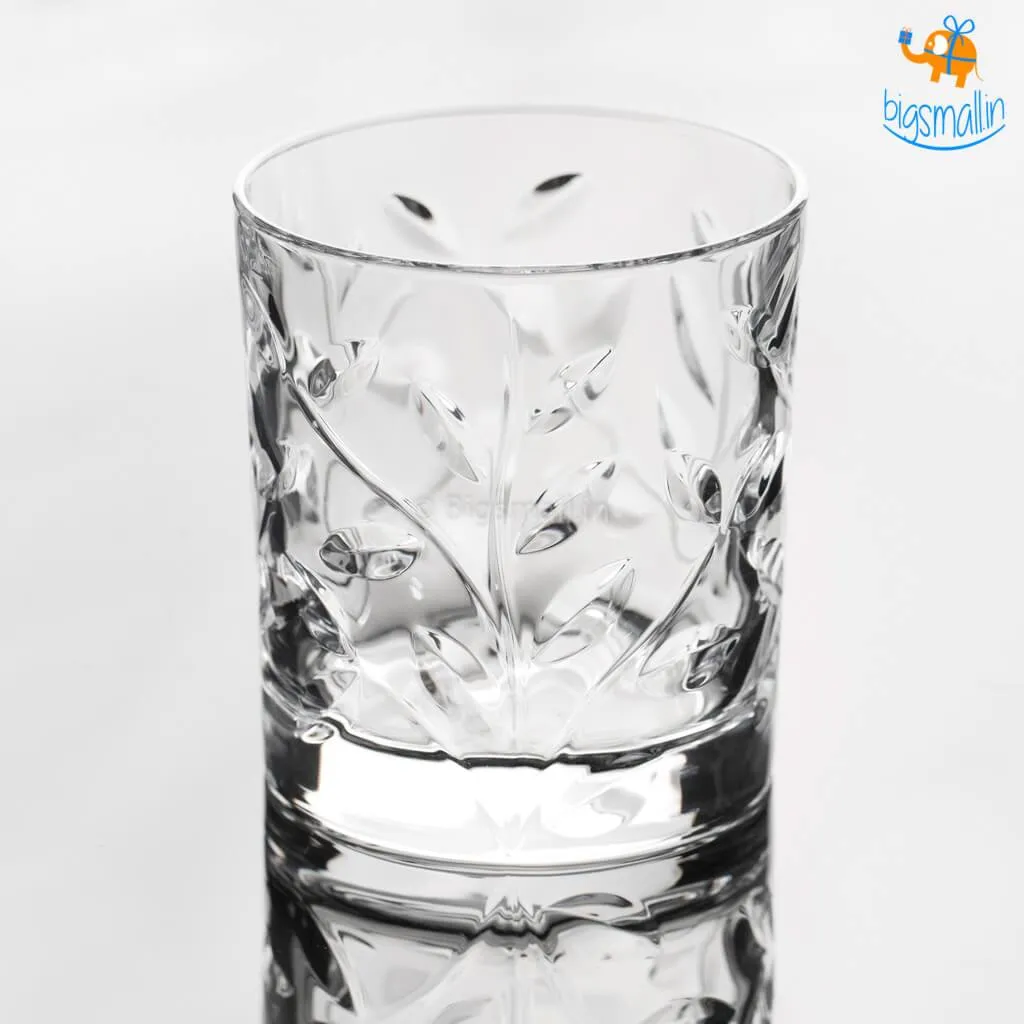 Autumn Leaves Whiskey Glasses - Set of 6