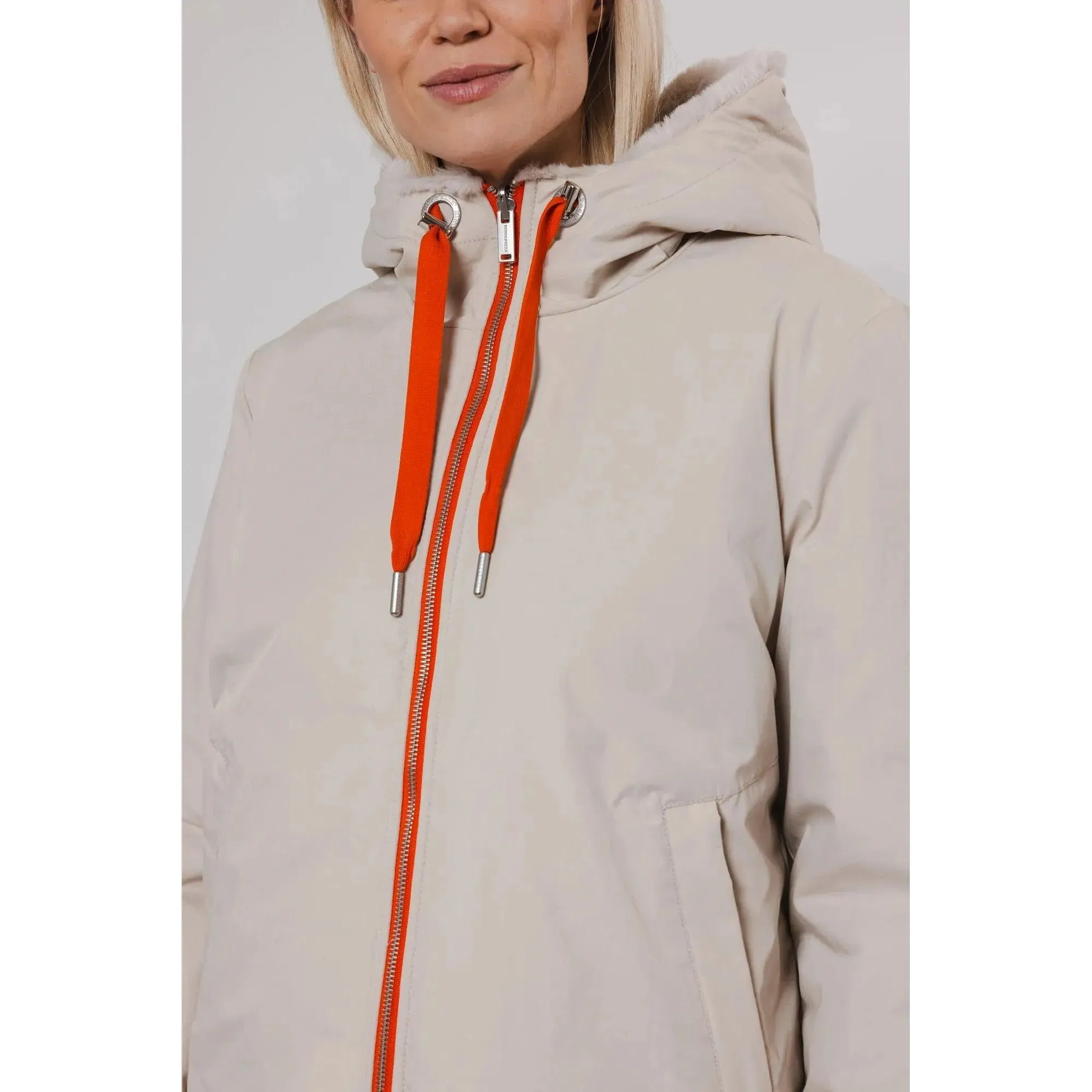 Aviva Reversible Jacket With Hood Birch & Birch