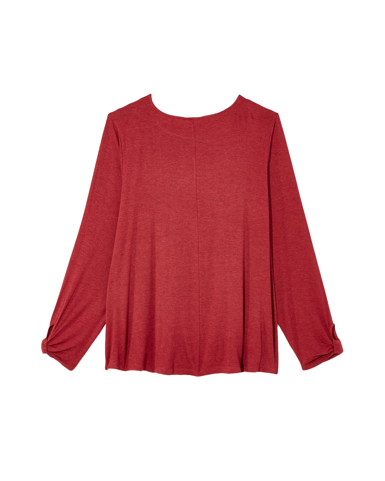 Bea Bow Sleeve Tie Top | Red