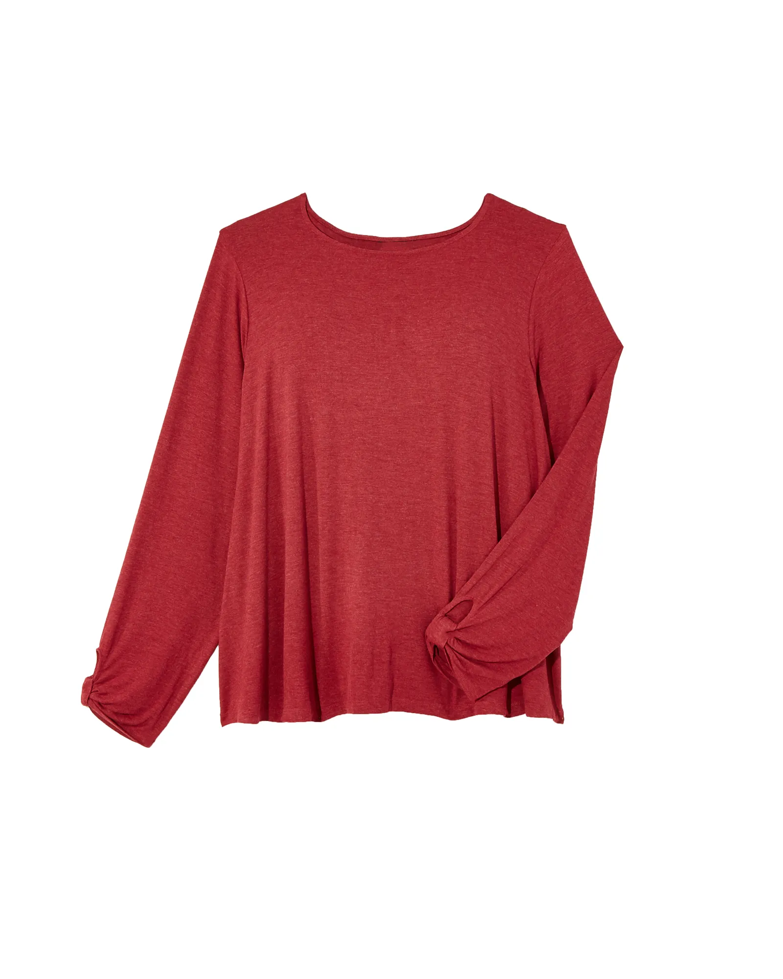 Bea Bow Sleeve Tie Top | Red