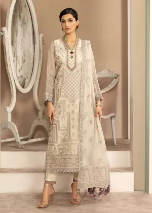 Beige Formal Suit - Alizeh - Dhaagay Formals '23 - V02D01- Kiera