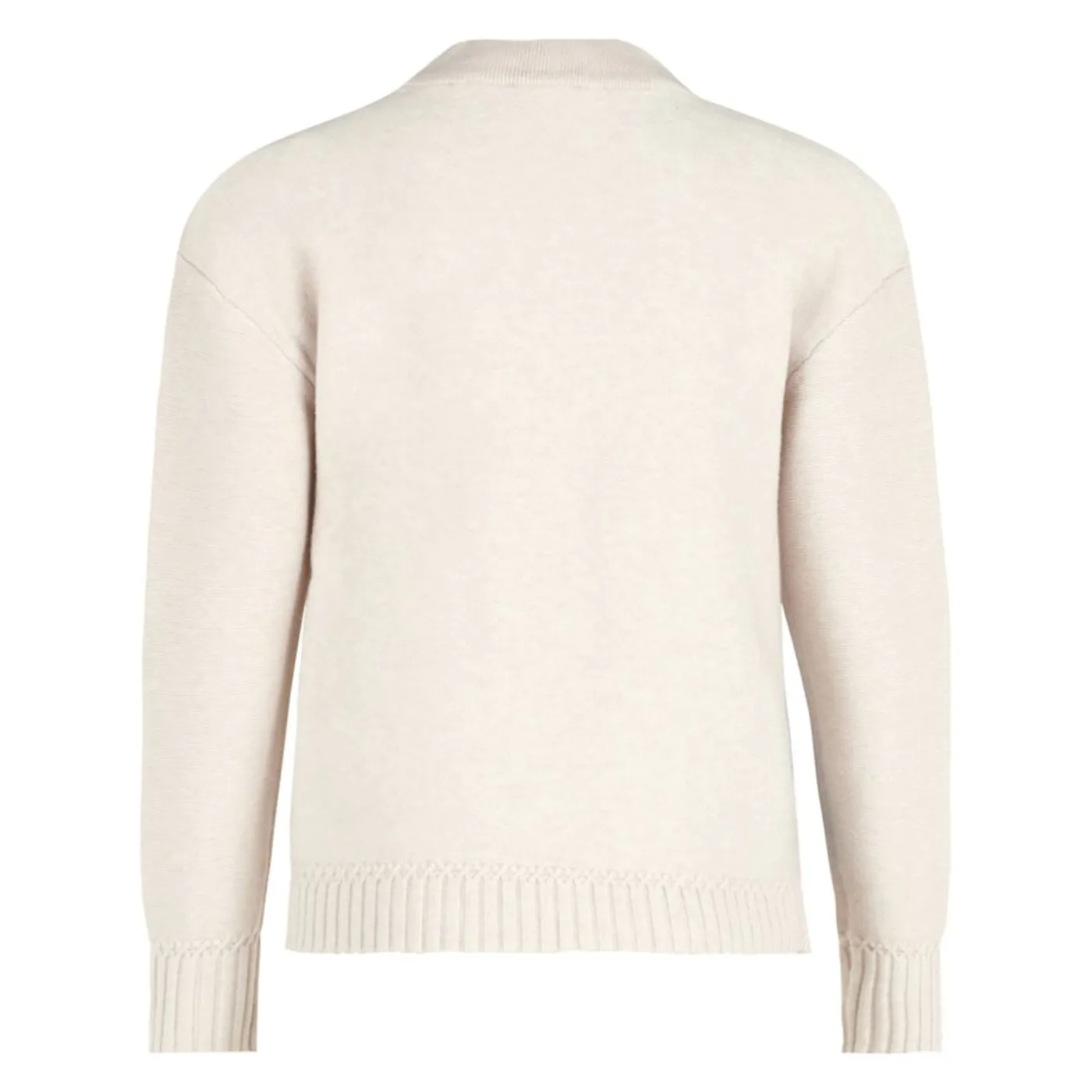 Betty Barclay Diamante Pullover Knit Jumper | Beige/ Grey