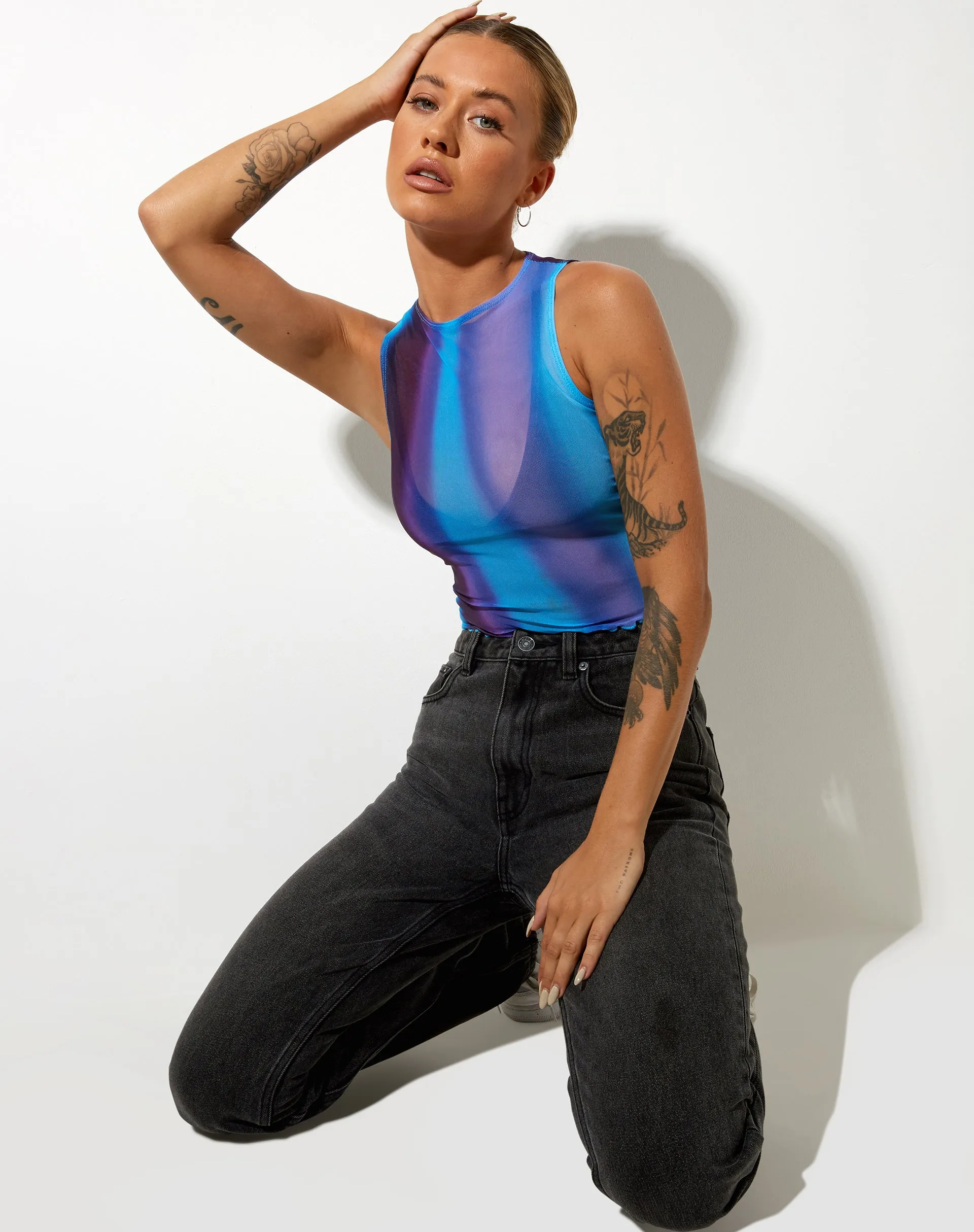 Bita Crop Top in Solarized