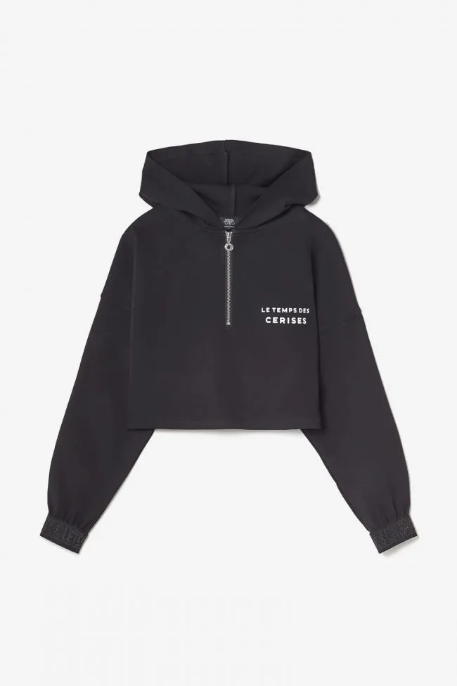 Black Zip Hoodie