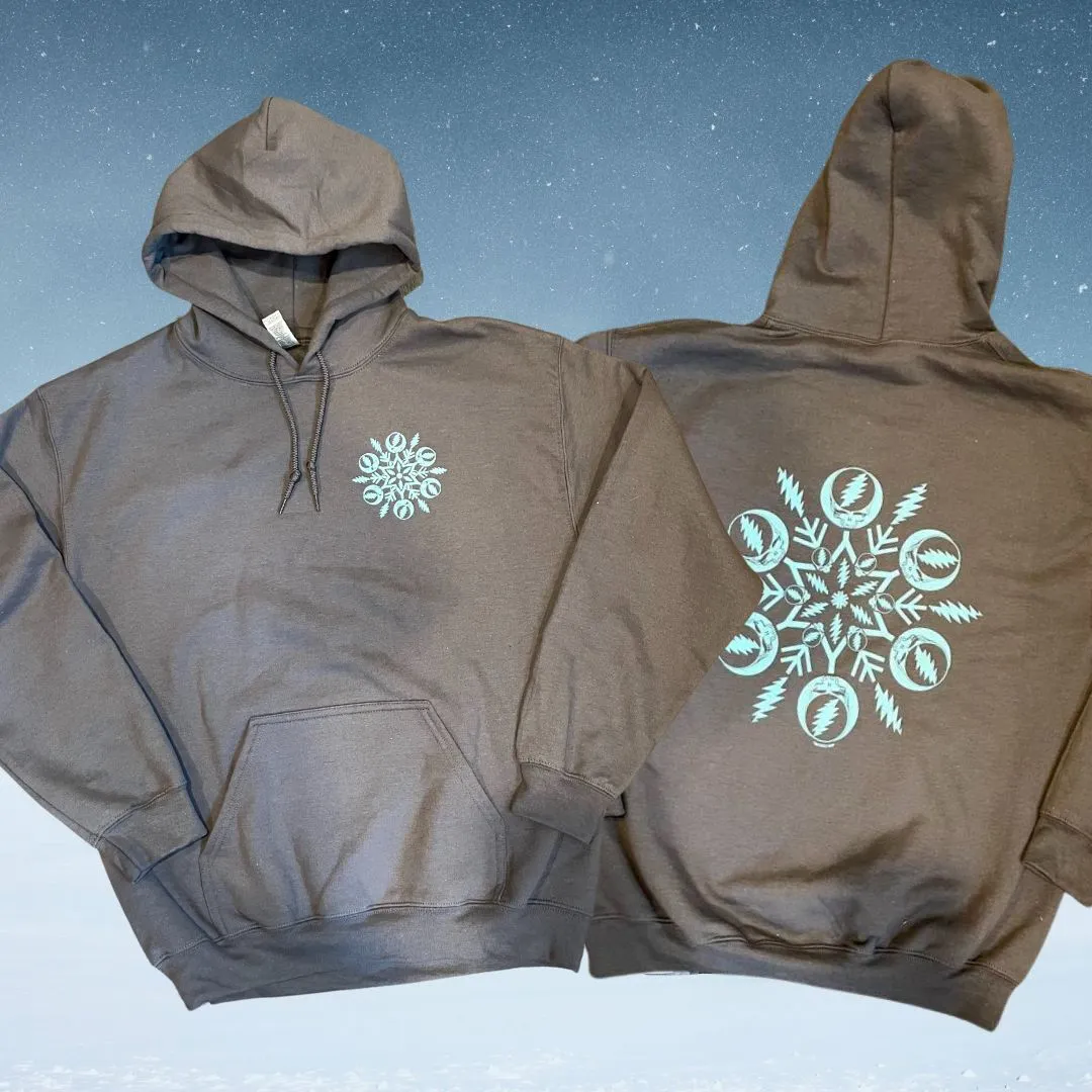 Bolt and Stealie Snowflake Hoodie