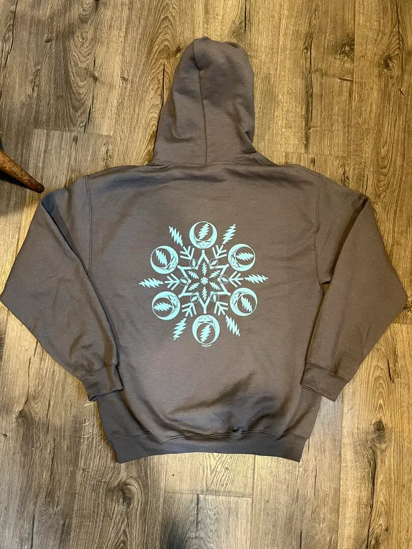 Bolt and Stealie Snowflake Hoodie