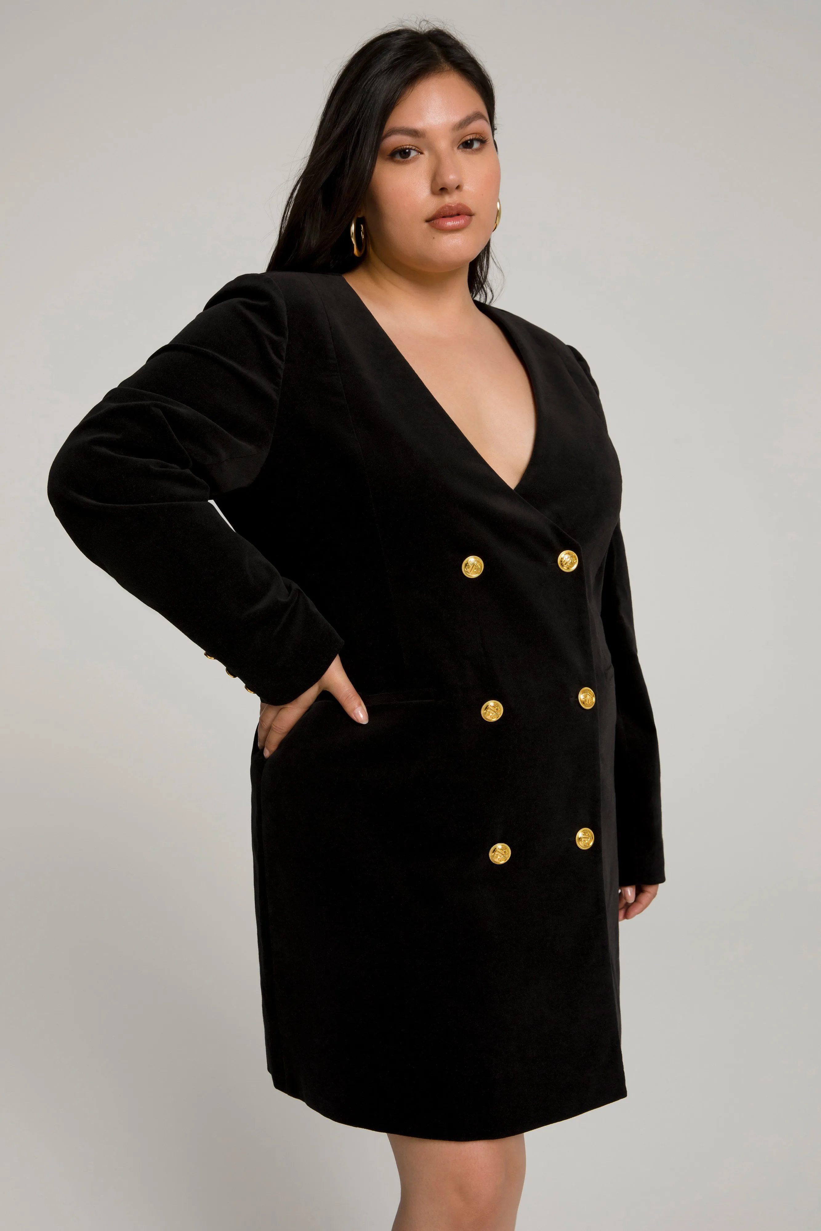 BOSS BLAZER DRESS | BLACK001