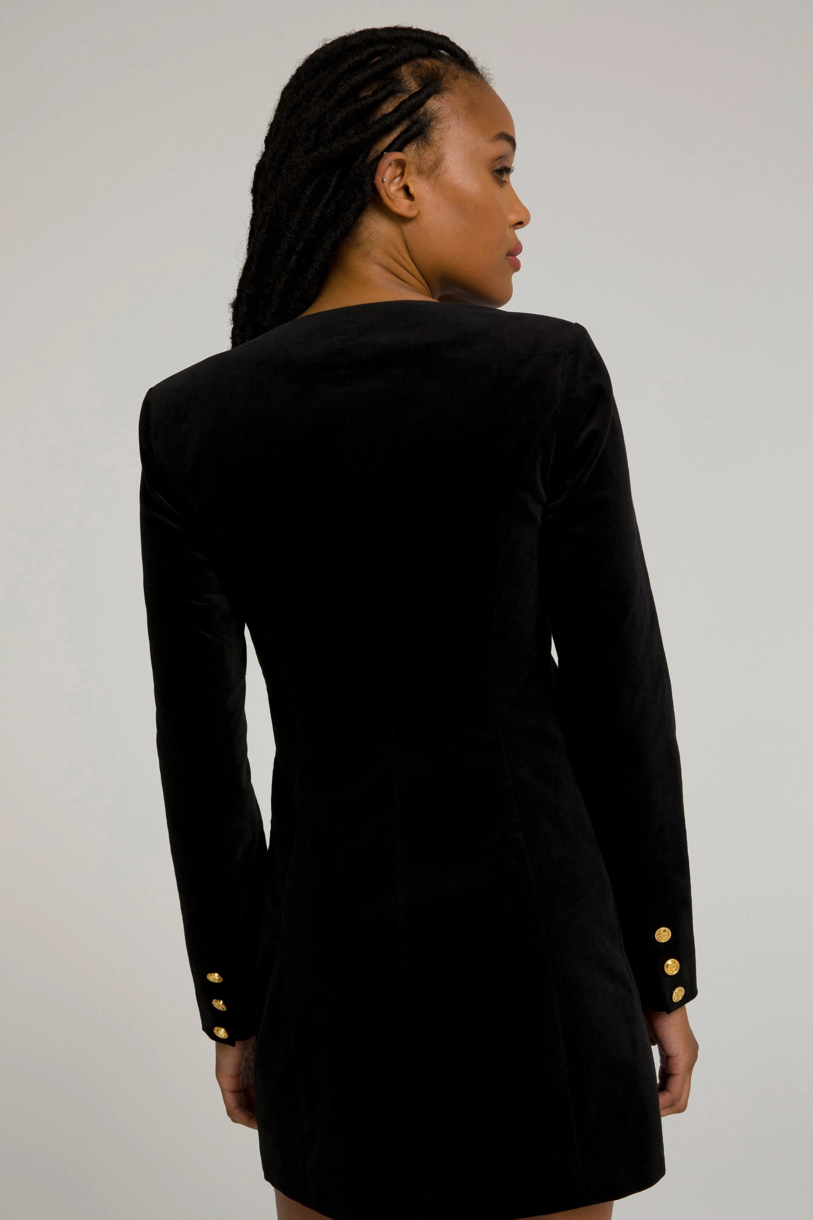 BOSS BLAZER DRESS | BLACK001