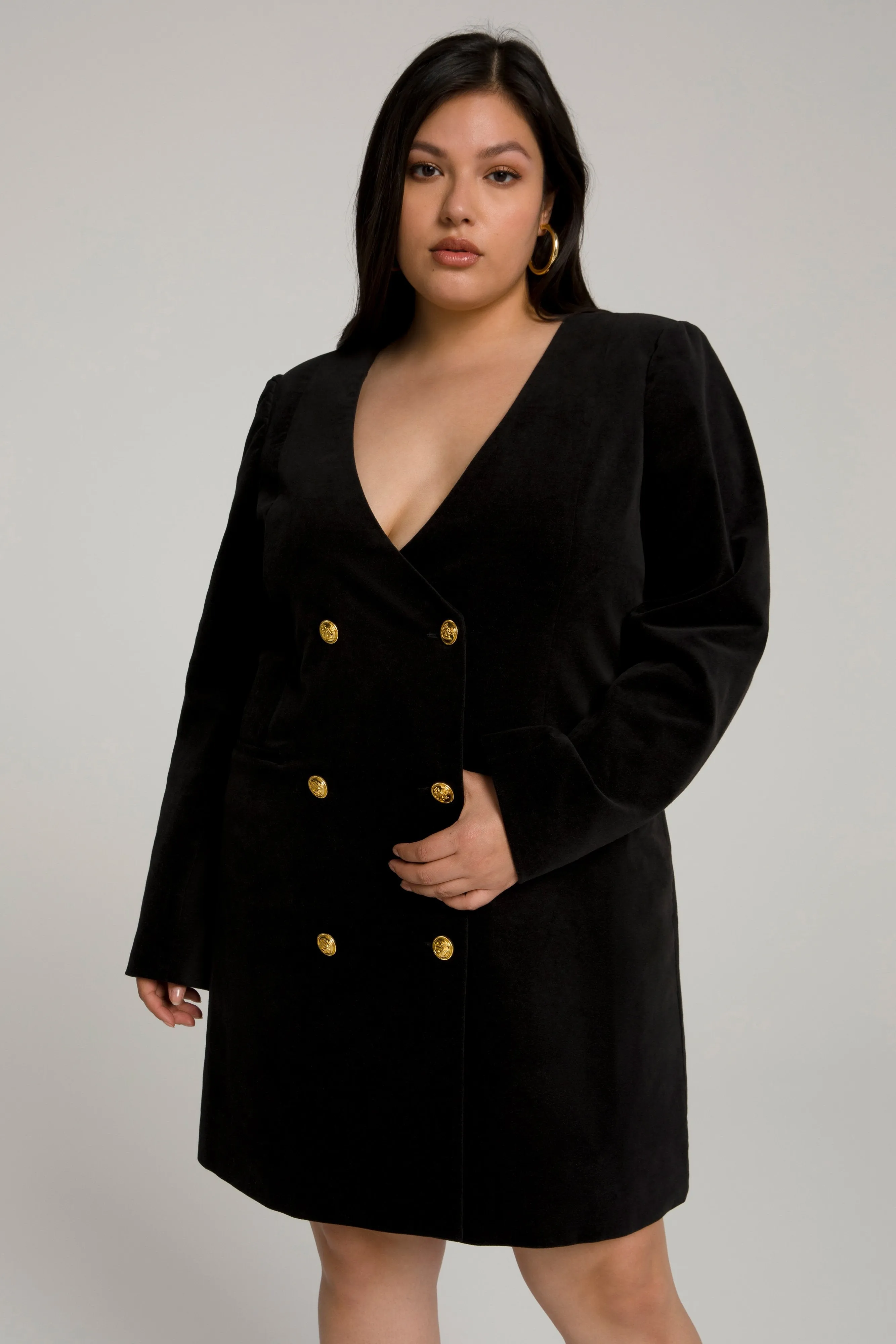 BOSS BLAZER DRESS | BLACK001