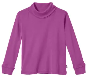 Boys and Girls Soft Cotton Turtleneck  | Plum